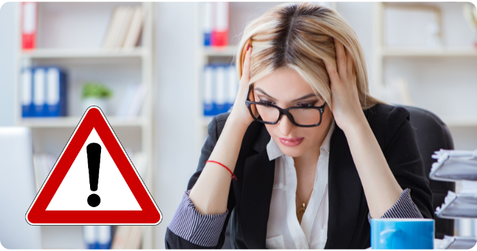 Risks and challenges of unmanaged swaps Manager facing scheduling and compliance warnings on a screen.