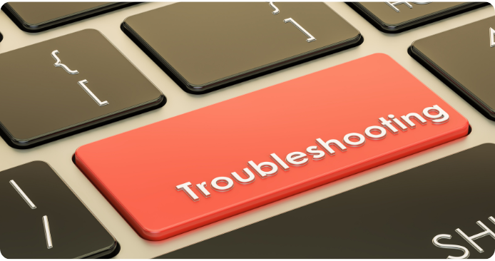 Troubleshooting quick wins Hands on a keyboard while troubleshooting issues.